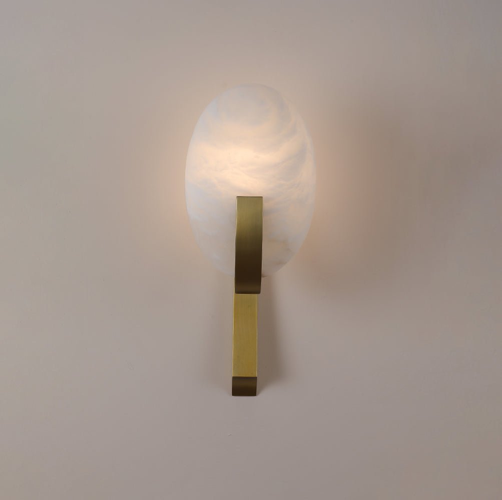 WOW Alice Alabaster Plug-in Wall Lamp