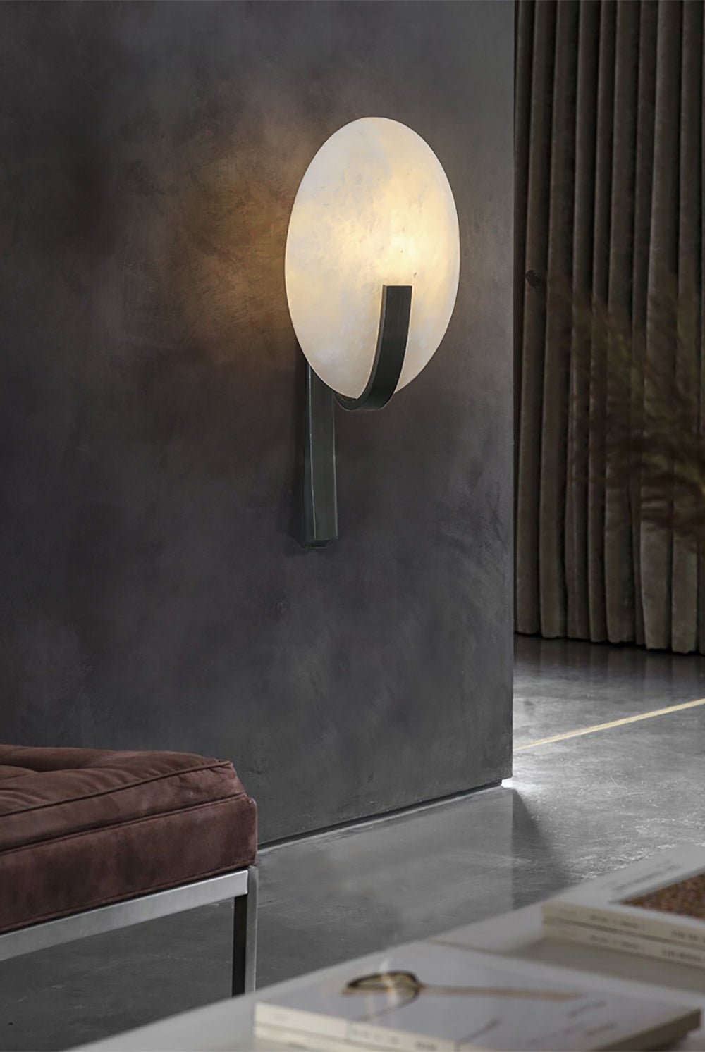 WOW Alice Alabaster Plug-in Wall Lamp