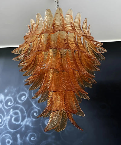 WOW Amber Leaf Cascade Gorgeous Chandelier-Wow1103