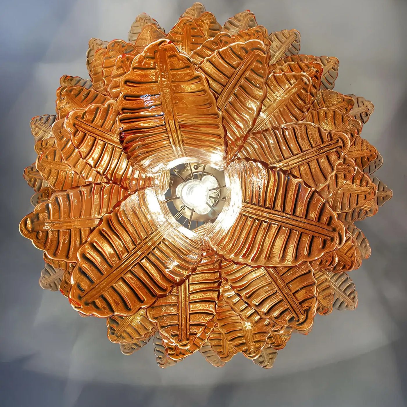WOW Amber Leaf Cascade Gorgeous Chandelier-Wow1103