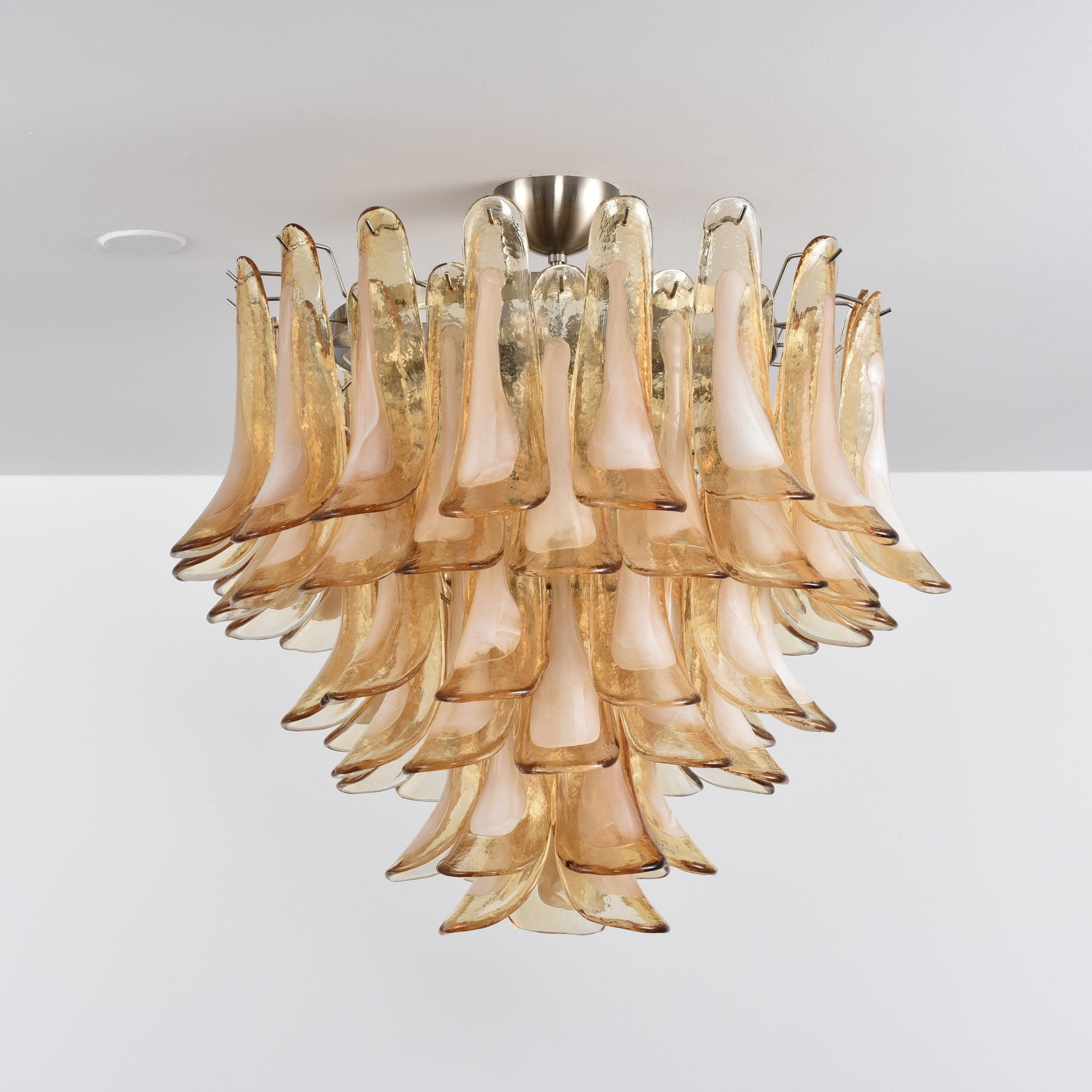 WOW Amber Petal Glass Gorgeous Ceiling Lamp-Wow5610