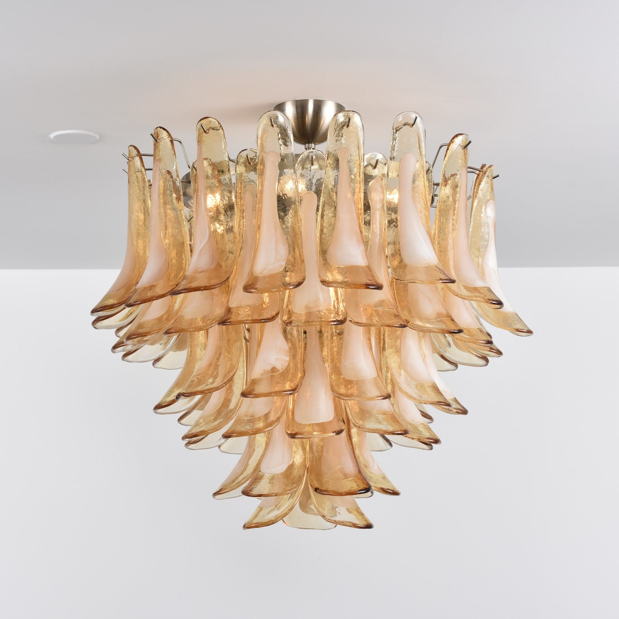 WOW Amber Petal Glass Gorgeous Ceiling Lamp-Wow5610