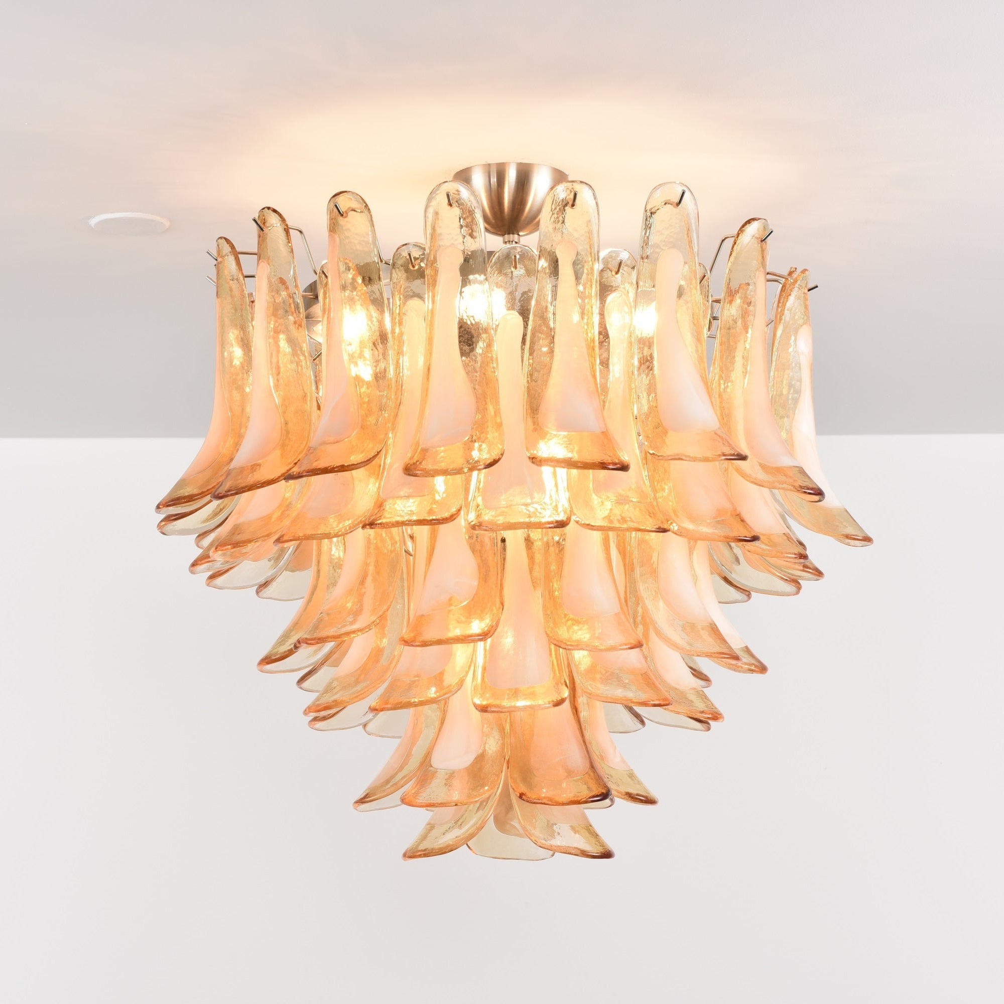 WOW Amber Petal Glass Gorgeous Ceiling Lamp-Wow5610