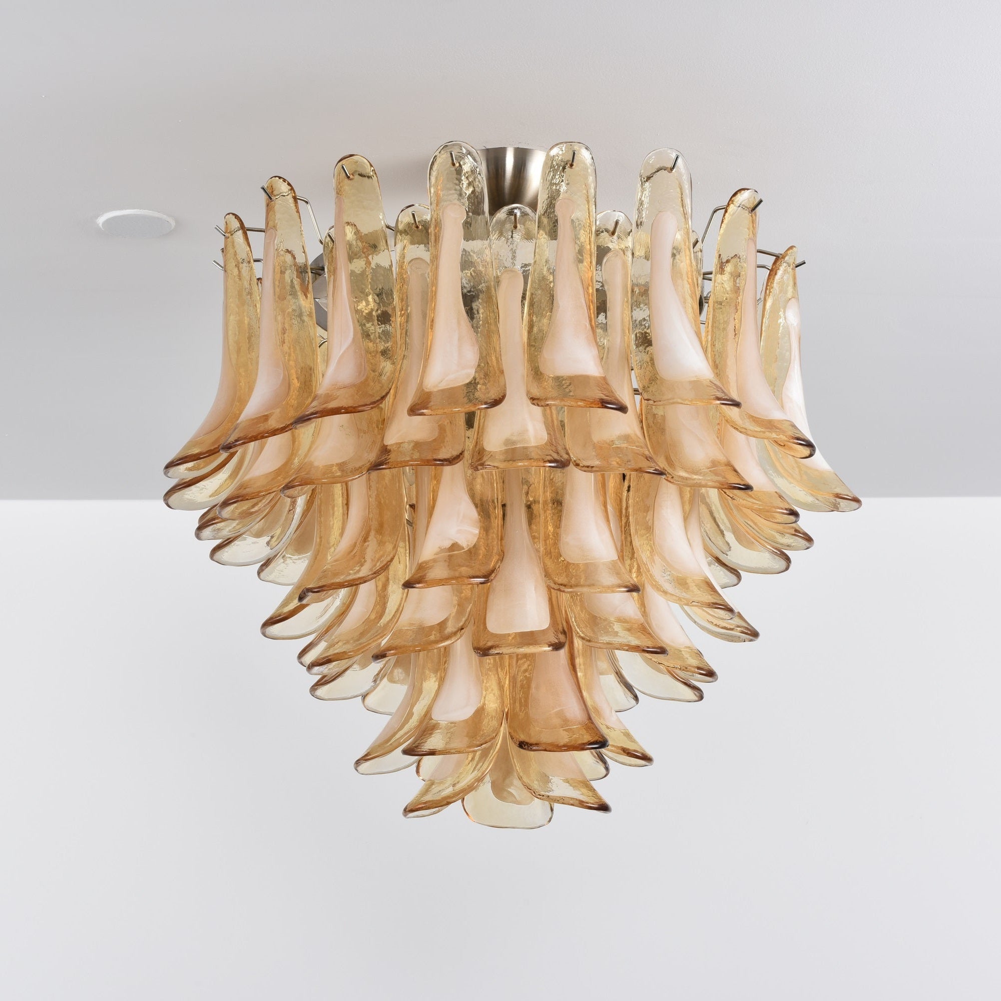 WOW Amber Petal Glass Gorgeous Ceiling Lamp-Wow5610