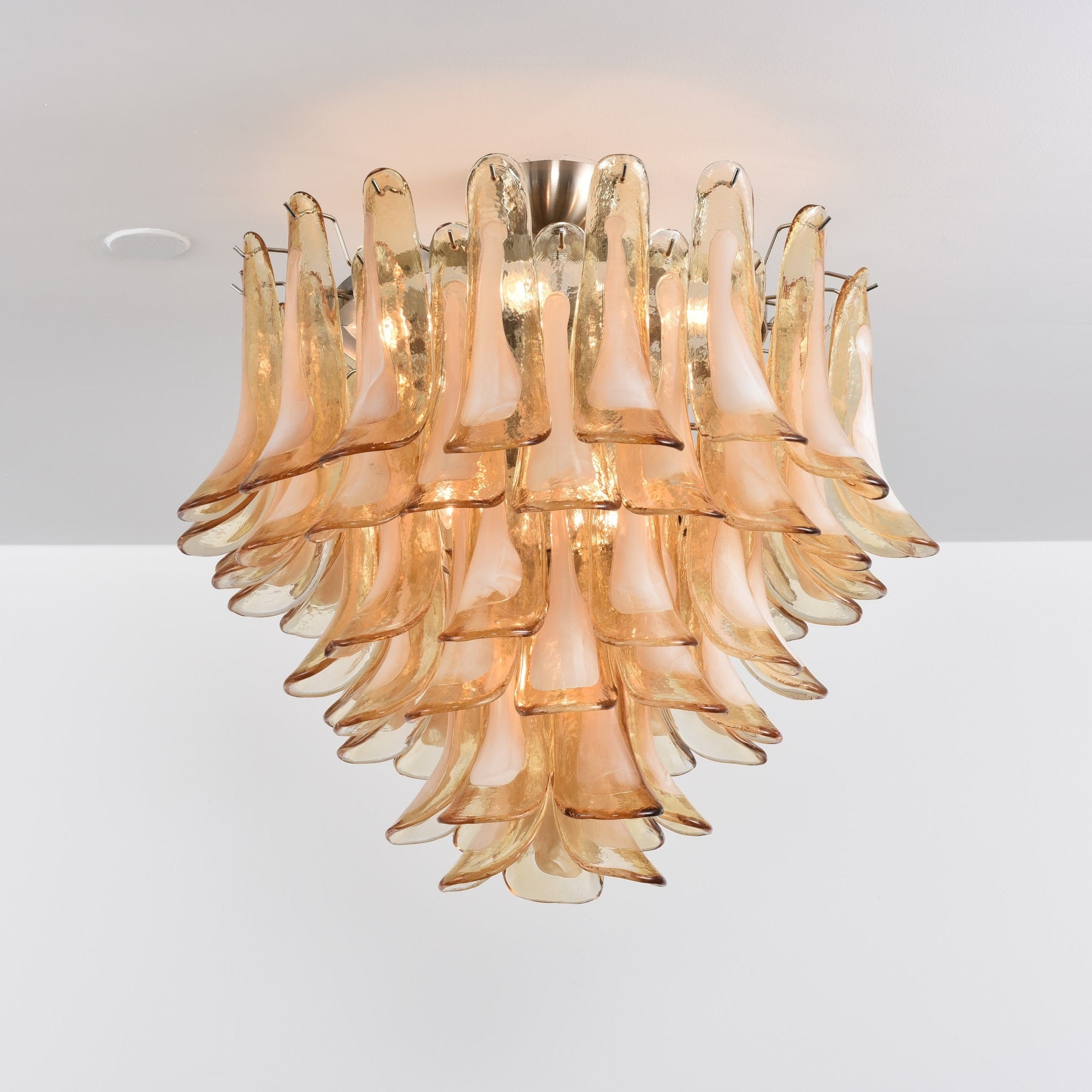 WOW Amber Petal Glass Gorgeous Ceiling Lamp-Wow5610