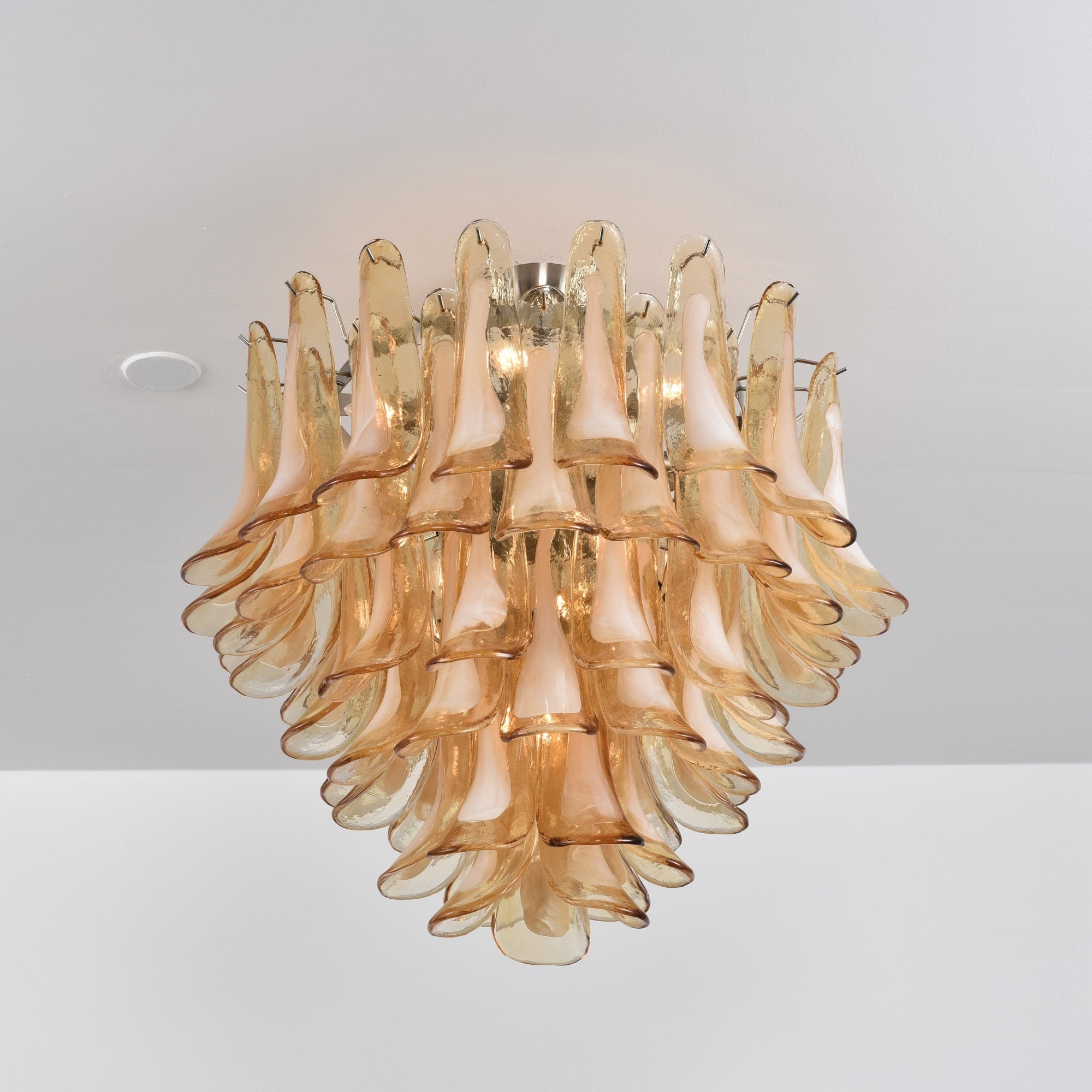 WOW Amber Petal Glass Gorgeous Ceiling Lamp-Wow5610