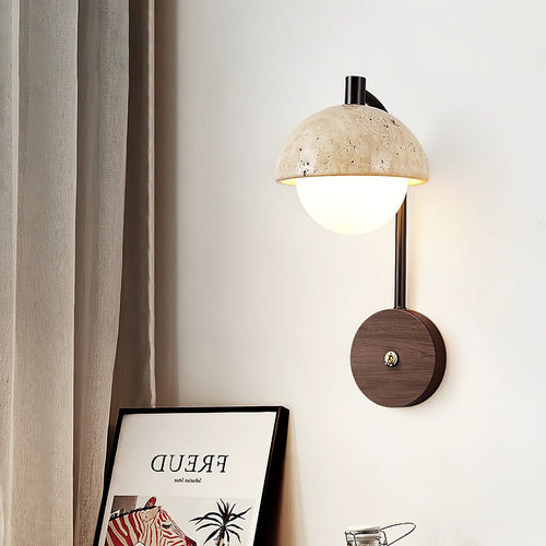 WOW Arco Travertine Wall Lamp