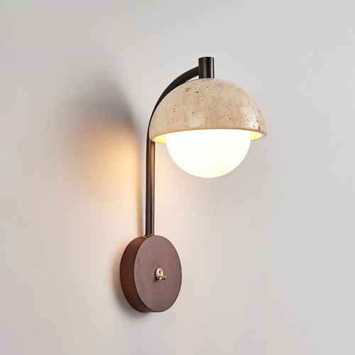 WOW Arco Travertine Wall Lamp