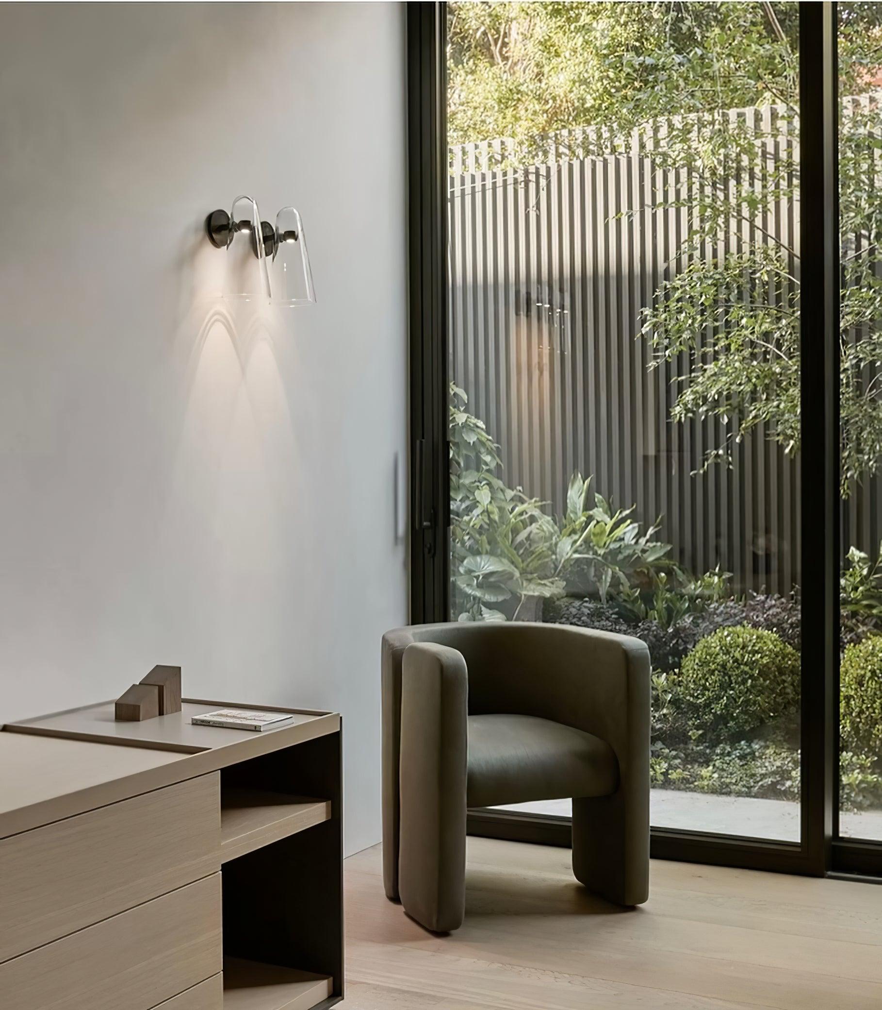 WOW Conical Glass Plug-in Wall Lamp