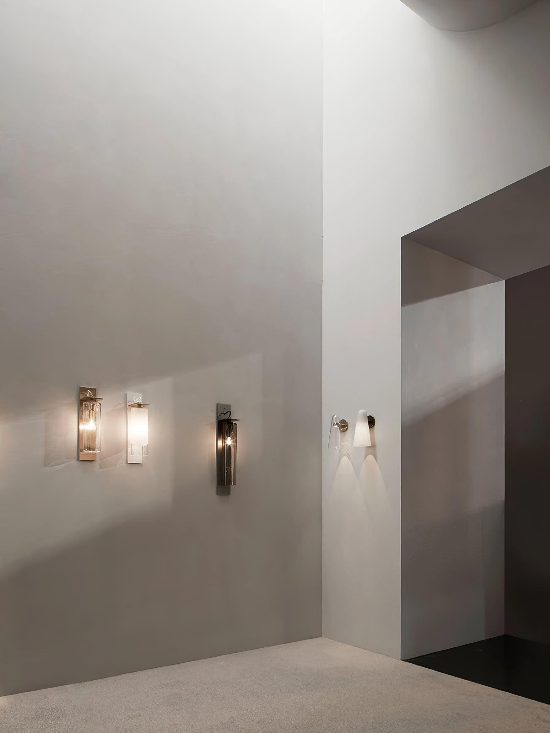 WOW Conical Glass Plug-in Wall Lamp