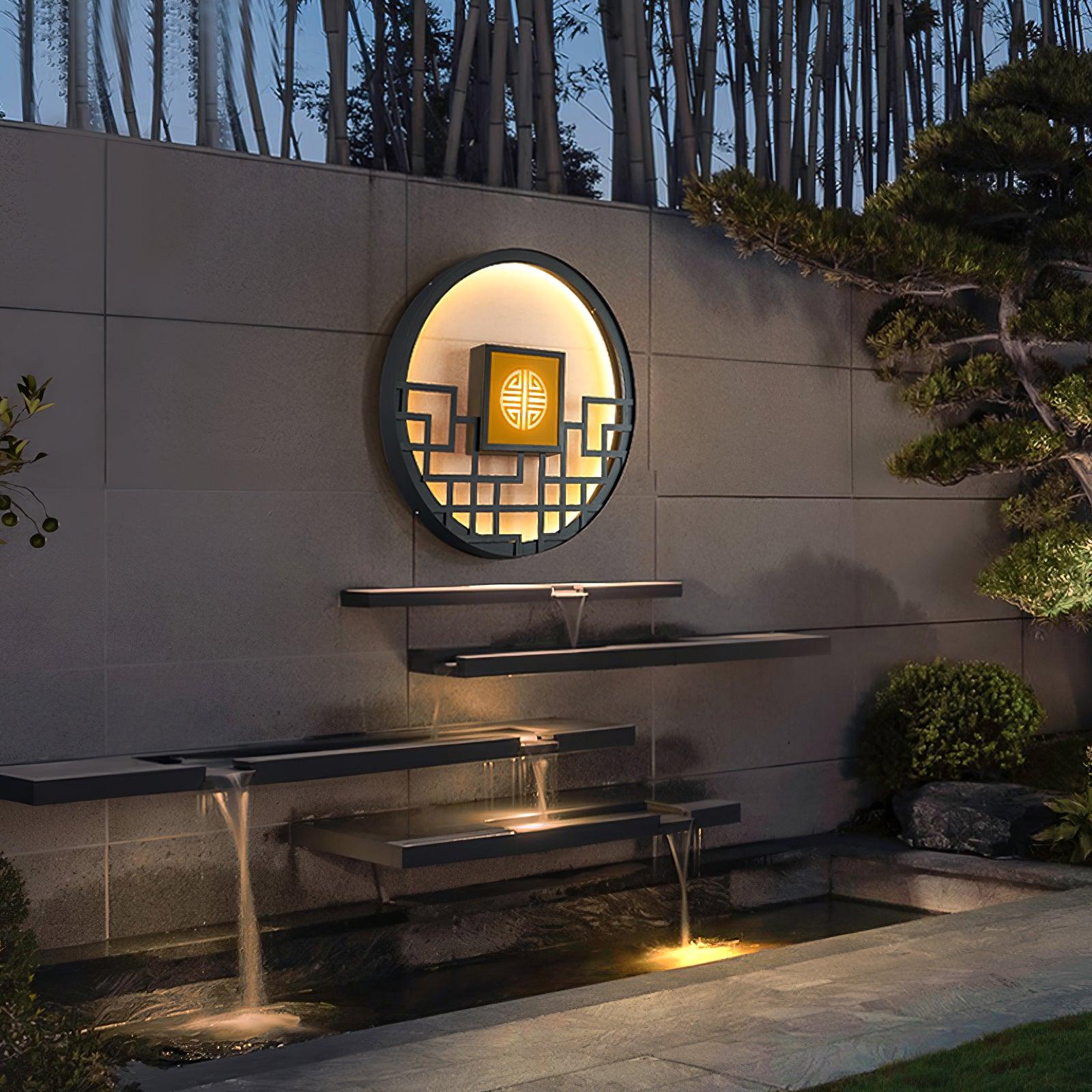WOW Round Outdoor Wall Light