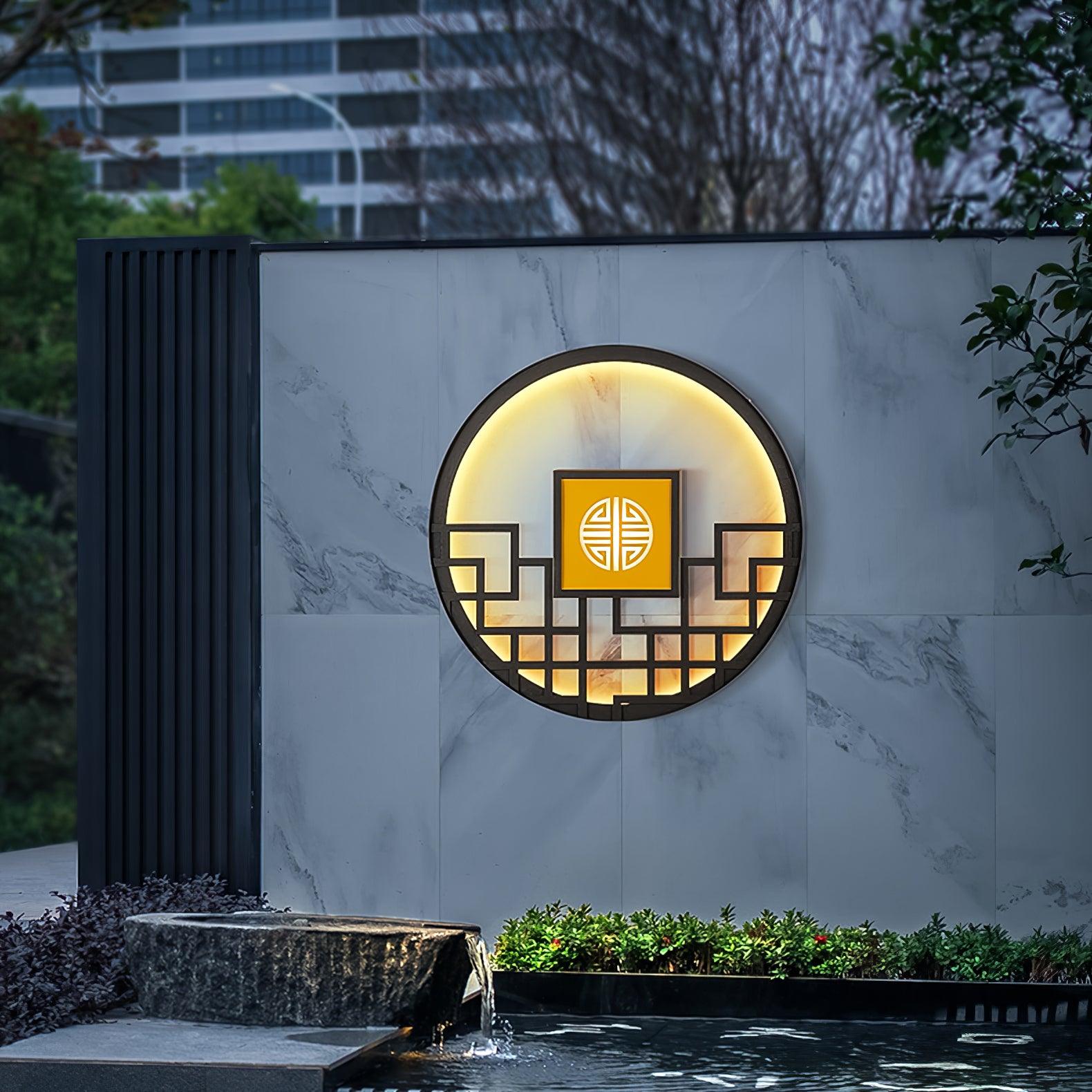 WOW Round Outdoor Wall Light