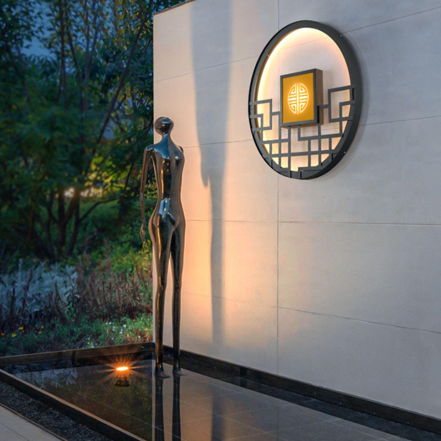 WOW Round Outdoor Wall Light