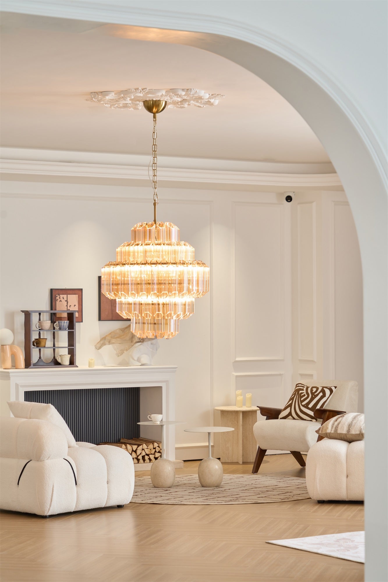 WOW Aurum Cascade Murano Gorgeous Chandelier-WOW5239