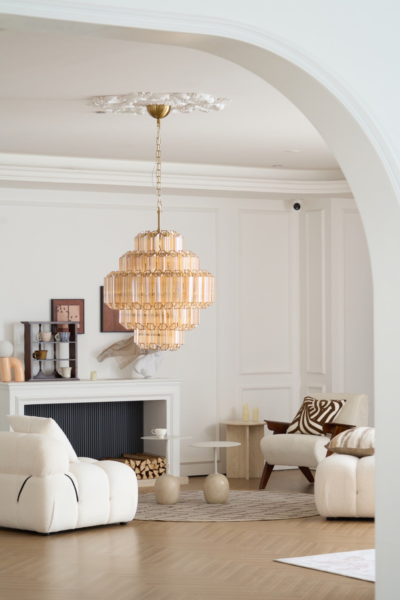 WOW Aurum Cascade Murano Gorgeous Chandelier-WOW5239