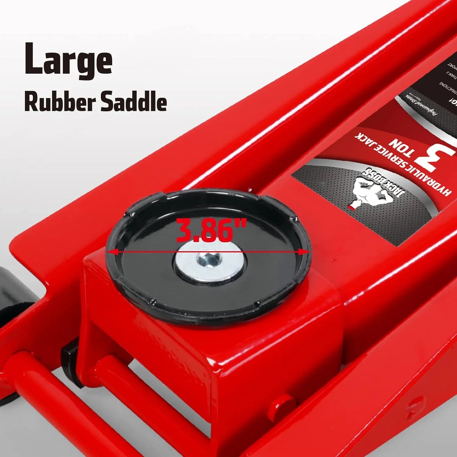 3 Ton Low Profile, Aluminum and Steel Racing Floor Jack with Dual Pistons Quick Lift Pump for Sport Utility Vehicle, Lifting Range 3-15/16