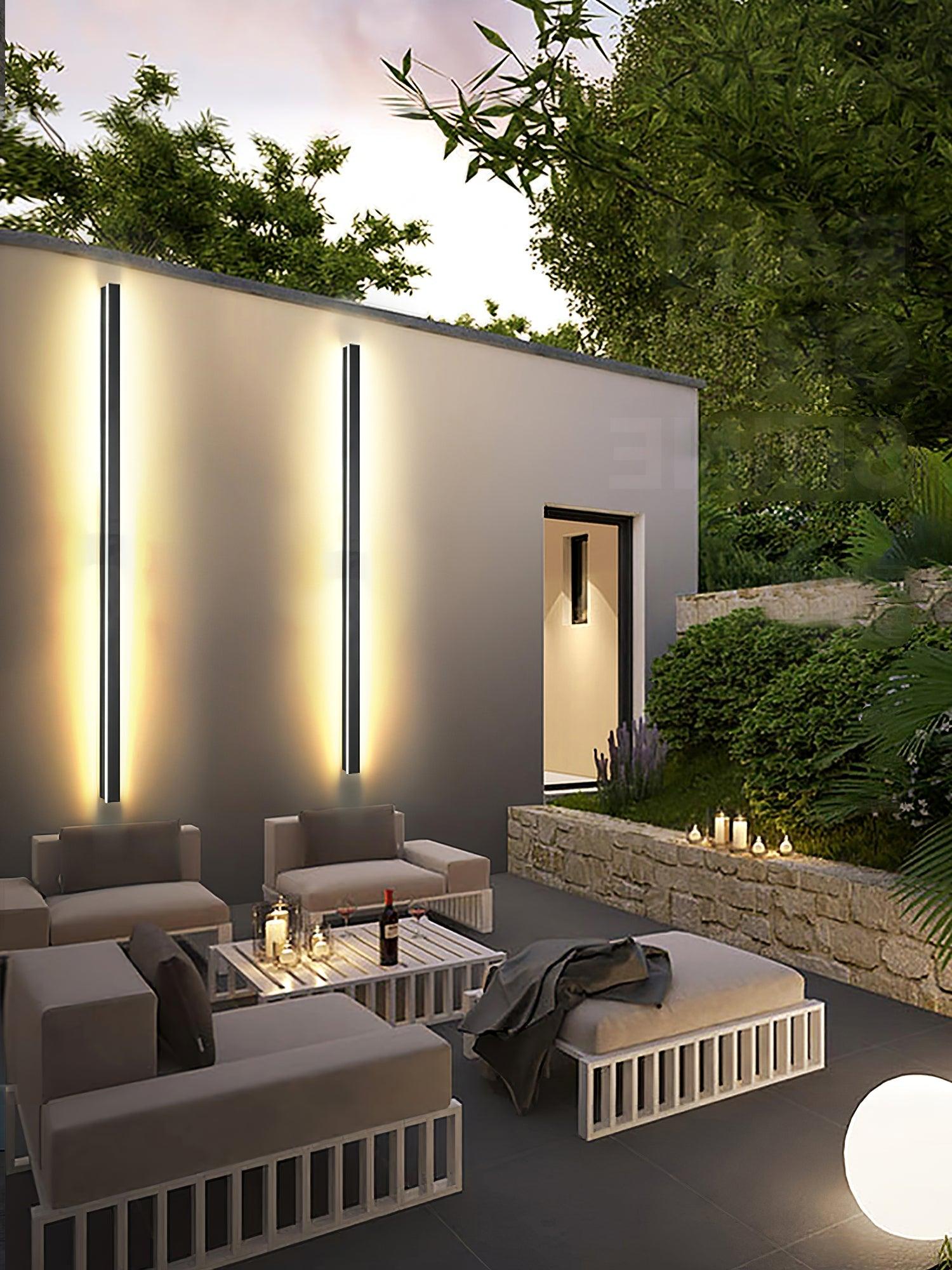 WOW Long Strip Solar Outdoor Sconce