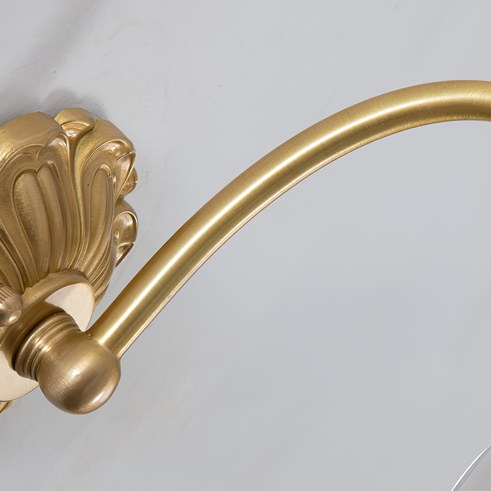 WOW Brass Floral Glass Sconce