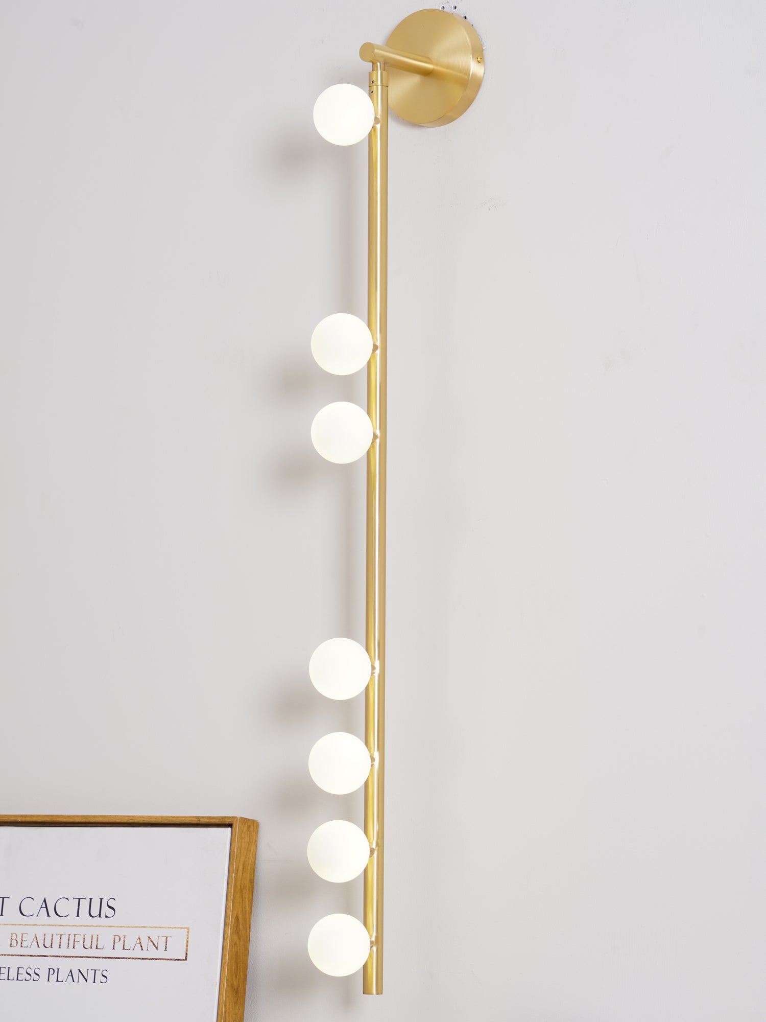 WOW Brass Glass Tube Plug-in Wall Lamp