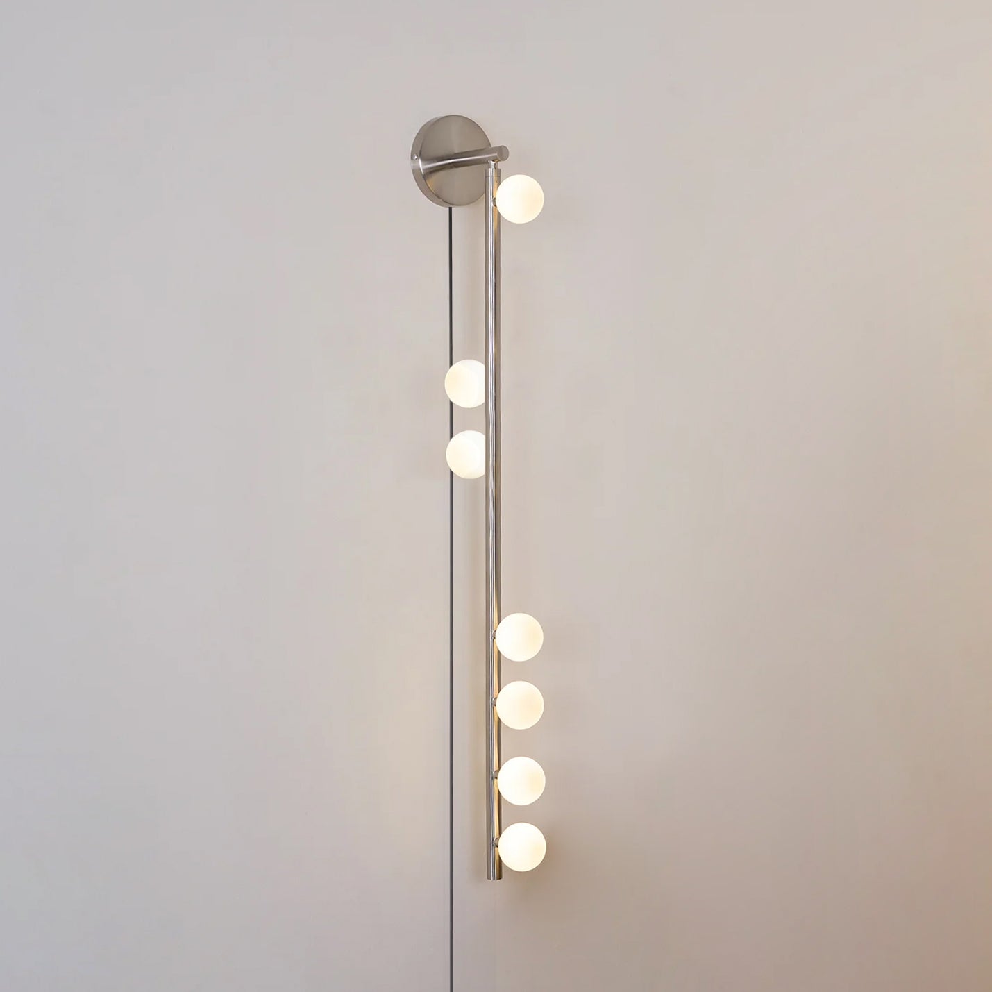WOW Brass Glass Tube Plug-in Wall Lamp
