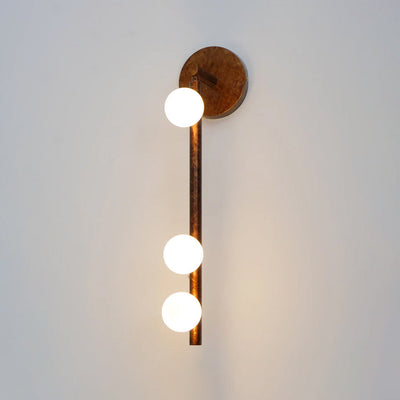 WOW Brass Glass Tube Wall Lamp