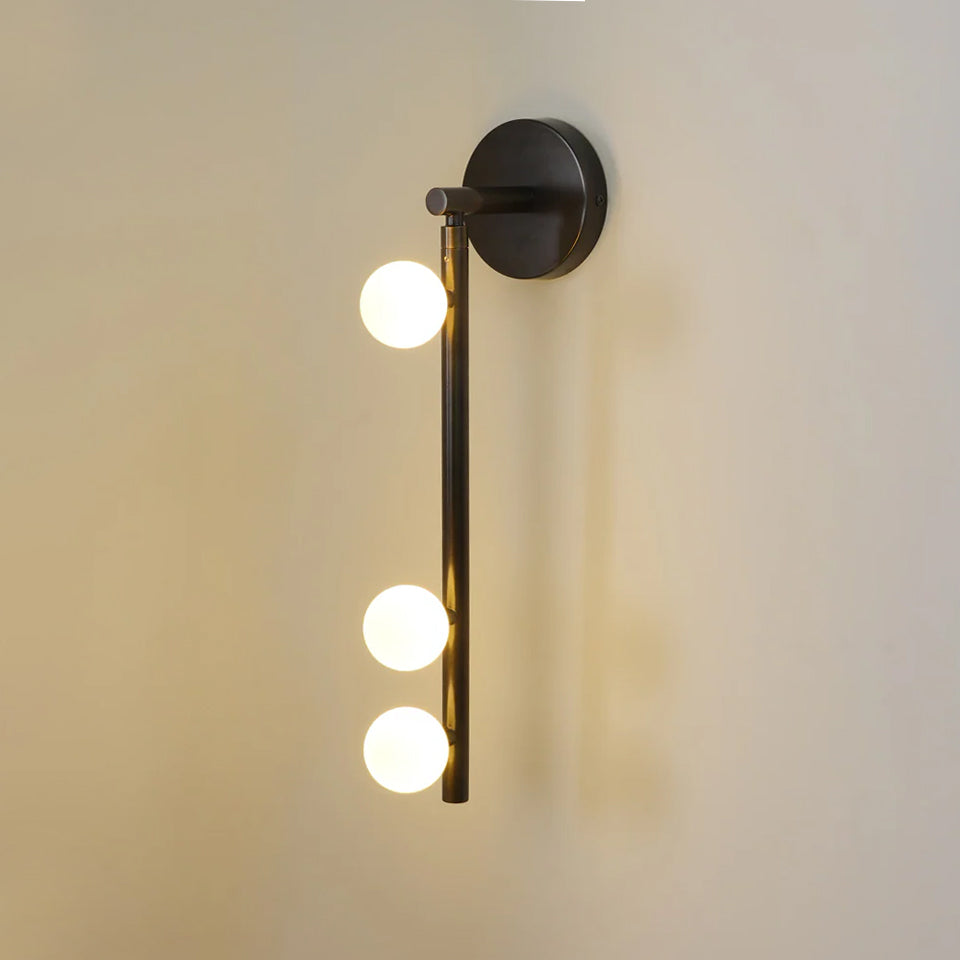 WOW Brass Glass Tube Wall Lamp