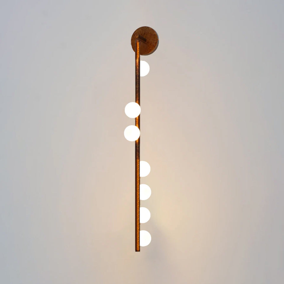 WOW Brass Glass Tube Wall Lamp
