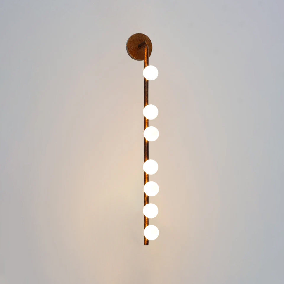 WOW Brass Glass Tube Wall Lamp