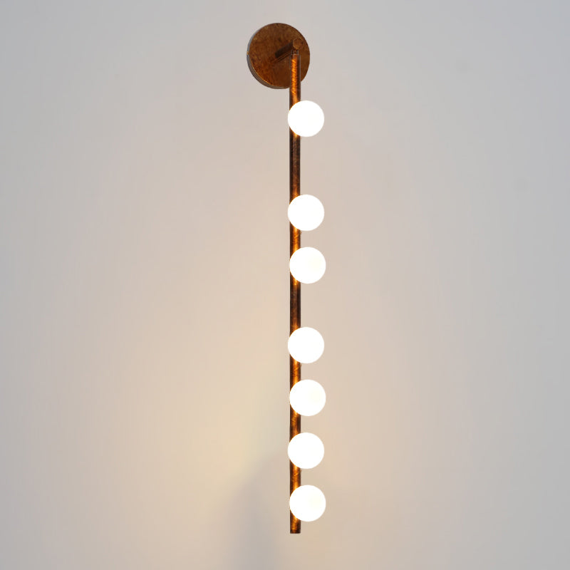 WOW Brass Glass Tube Plug-in Wall Lamp