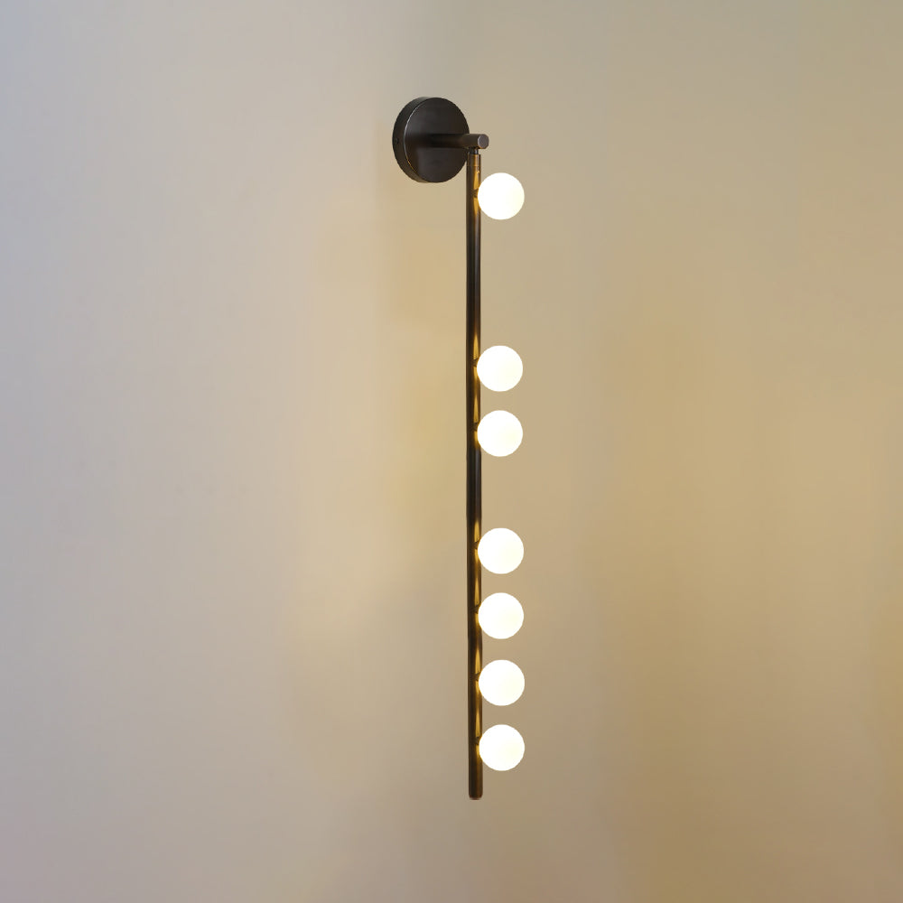 WOW Brass Glass Tube Plug-in Wall Lamp