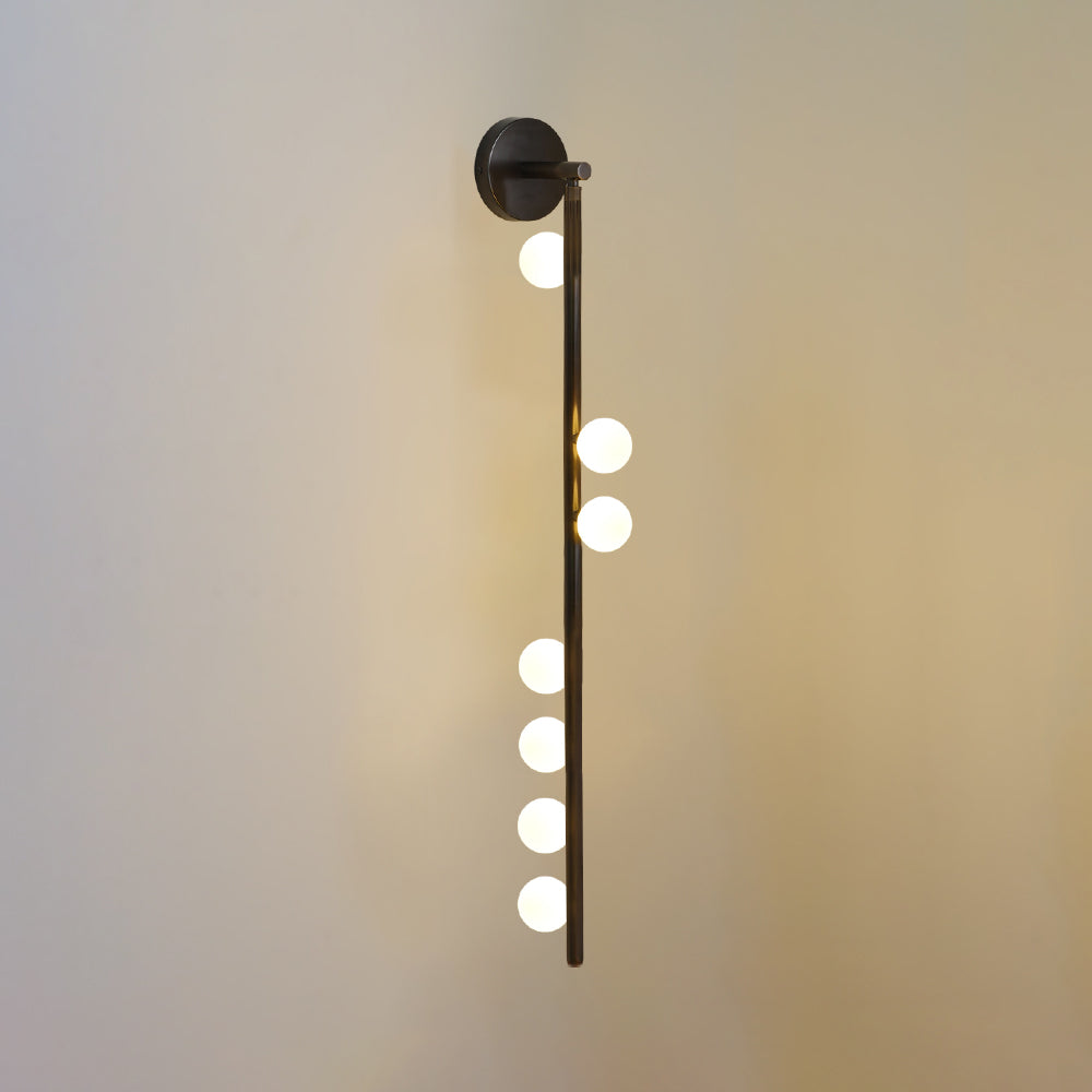 WOW Brass Glass Tube Plug-in Wall Lamp