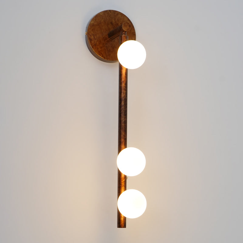 WOW Brass Glass Tube Plug-in Wall Lamp