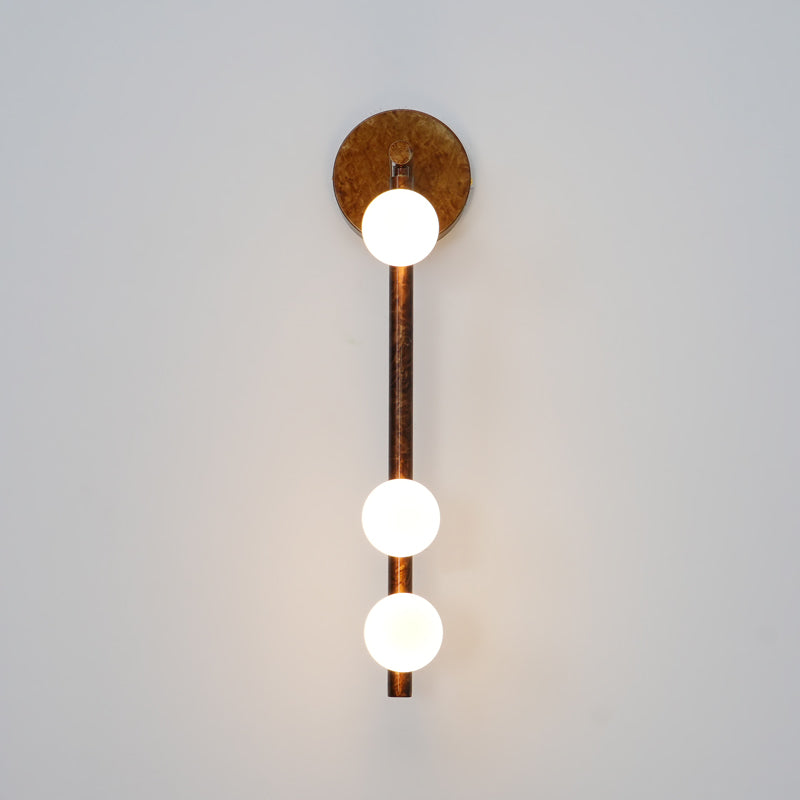WOW Brass Glass Tube Plug-in Wall Lamp