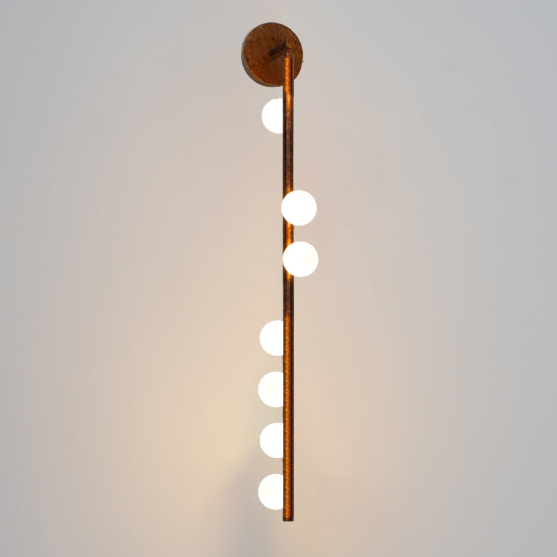 WOW Brass Glass Tube Plug-in Wall Lamp