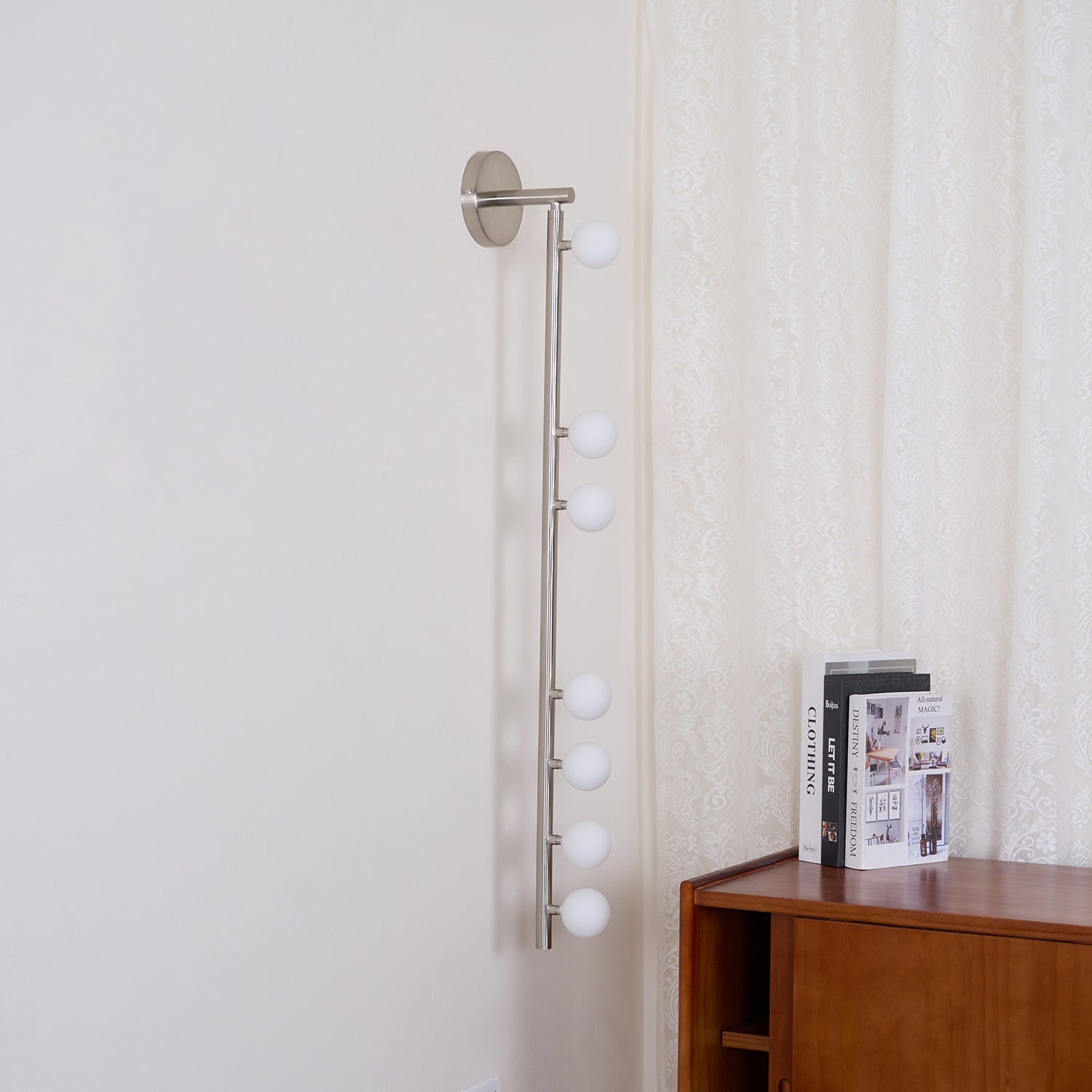 WOW Brass Glass Tube Plug-in Wall Lamp