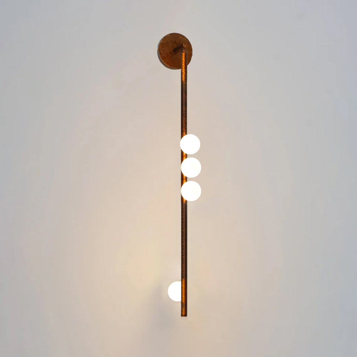 WOW Brass Glass Tube Wall Lamp
