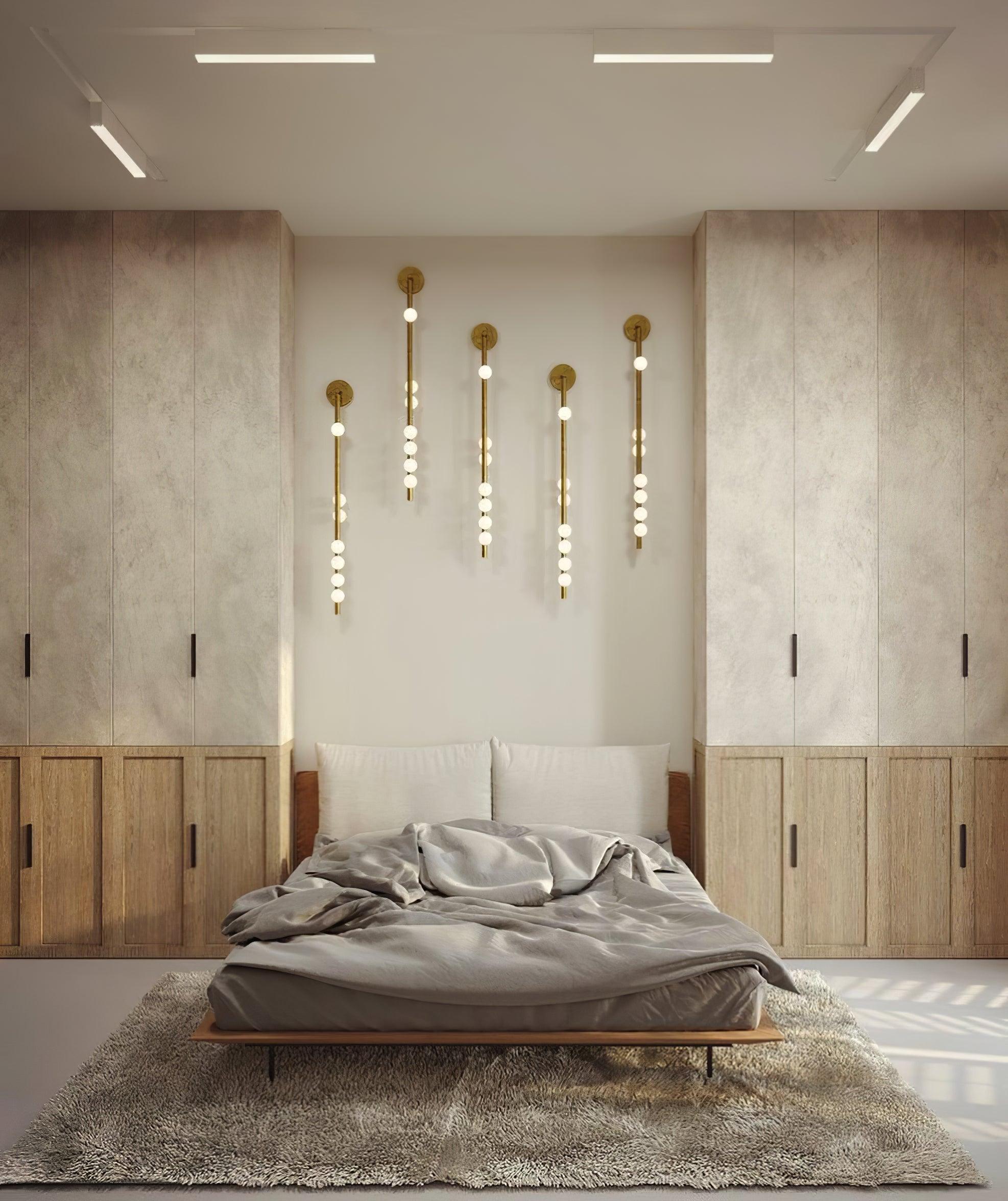 WOW Brass Glass Tube Plug-in Wall Lamp