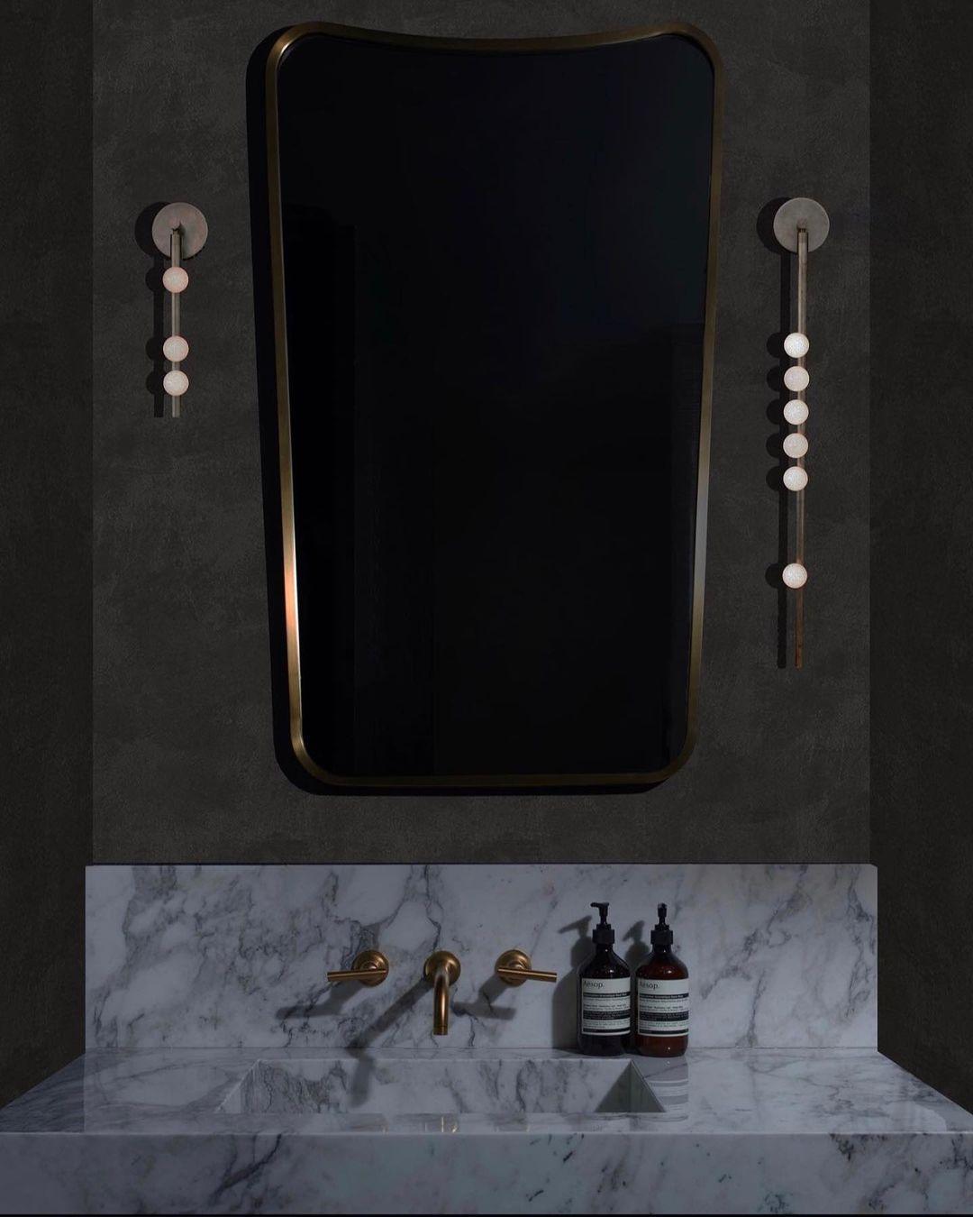 WOW Brass Glass Tube Plug-in Wall Lamp