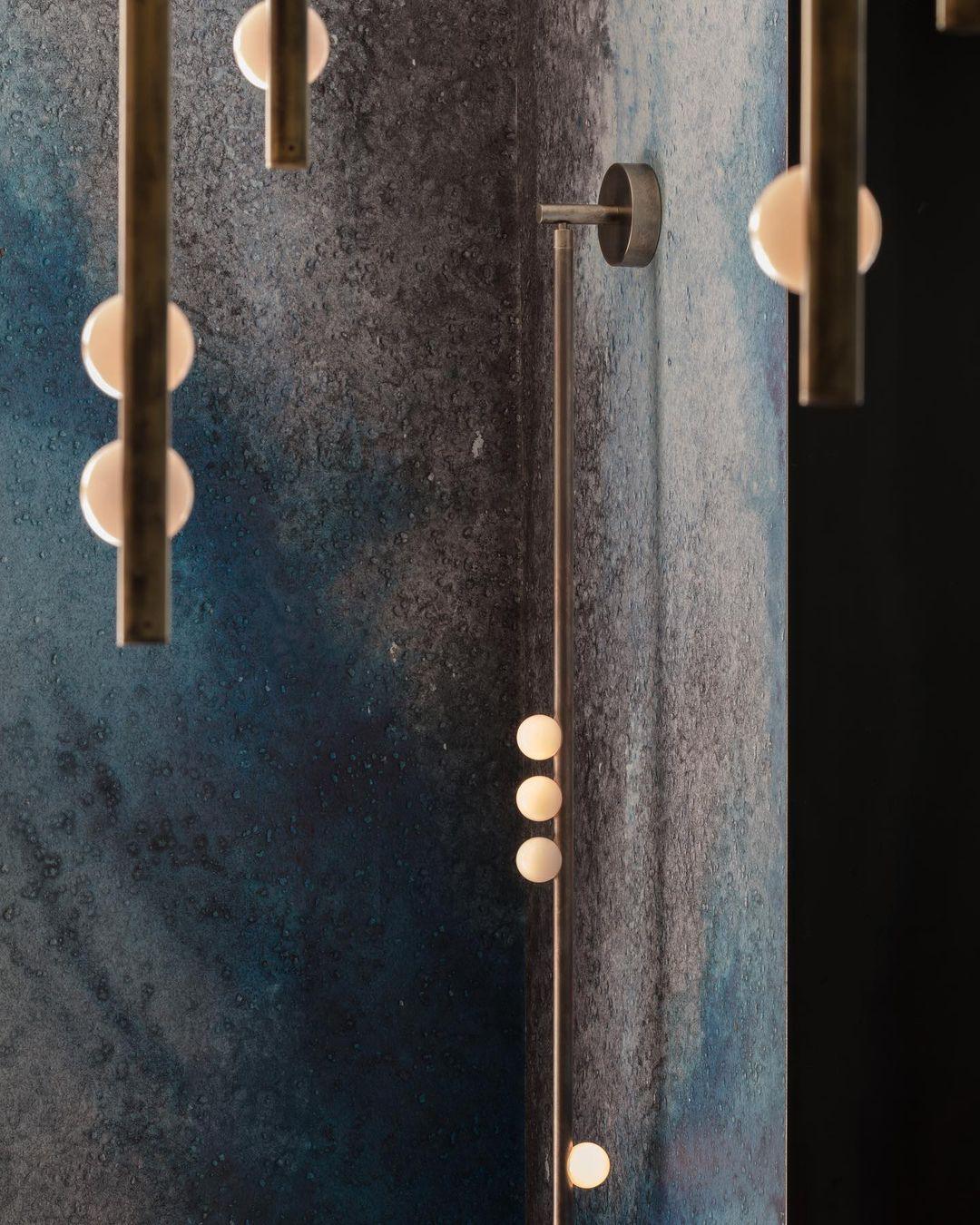 WOW Brass Glass Tube Plug-in Wall Lamp