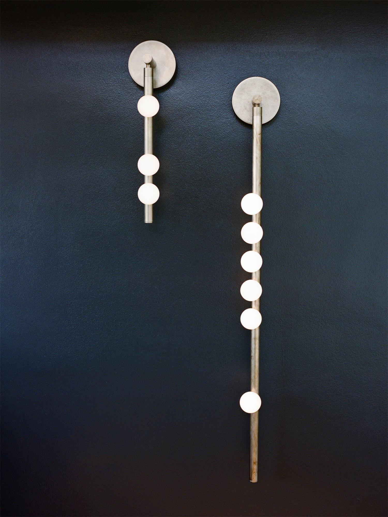 WOW Brass Glass Tube Plug-in Wall Lamp