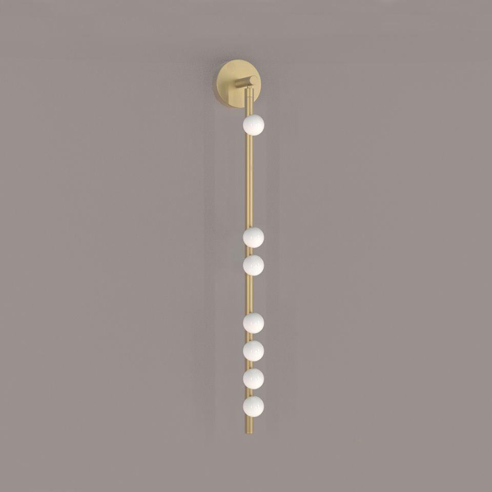 WOW Brass Glass Tube Plug-in Wall Lamp