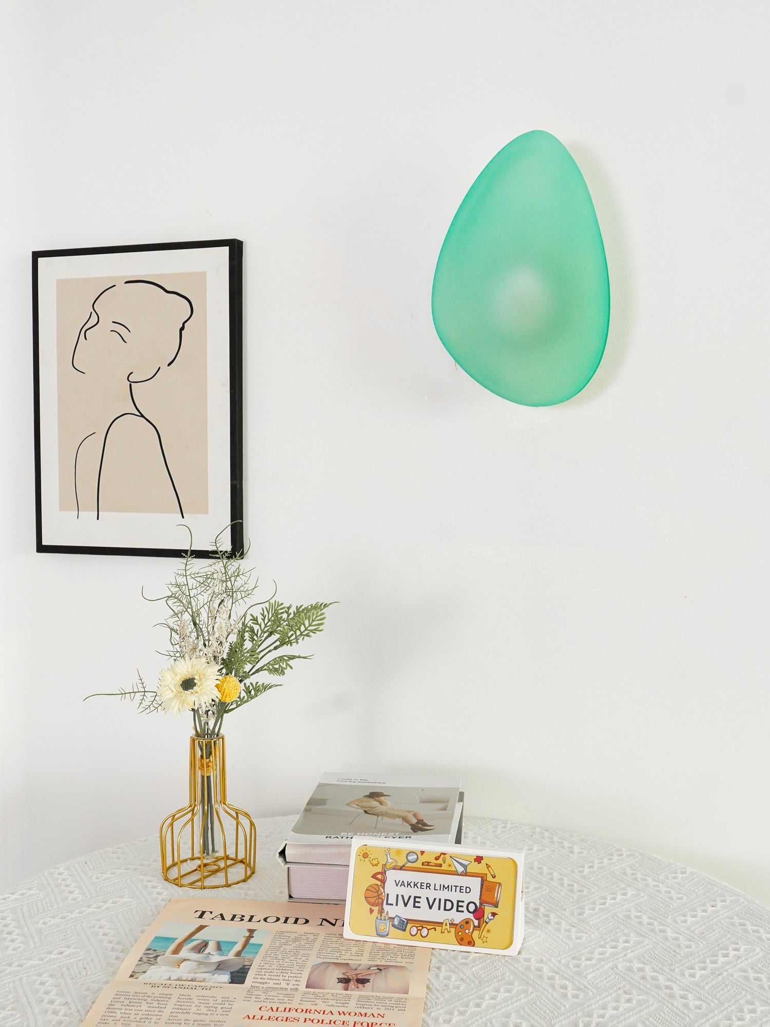 WOW Bubble Glass Wall Lamp