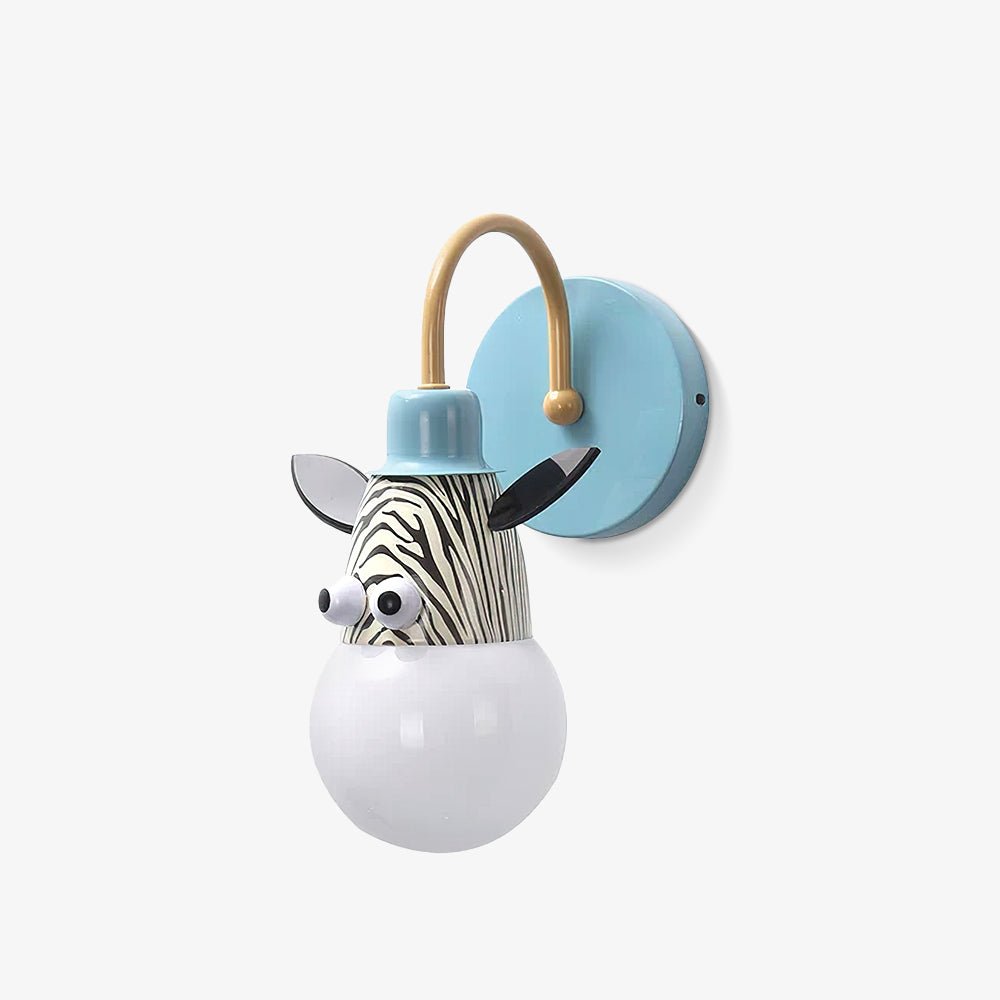 WOW Cartoon Animal Kids Wall Lamp