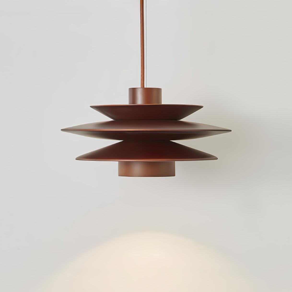 WOW Cascade Wooden Disc Pendant Lamp
