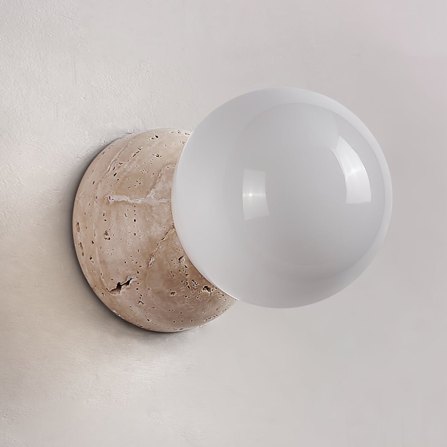 WOW Celestial Travertine Wall Sconce