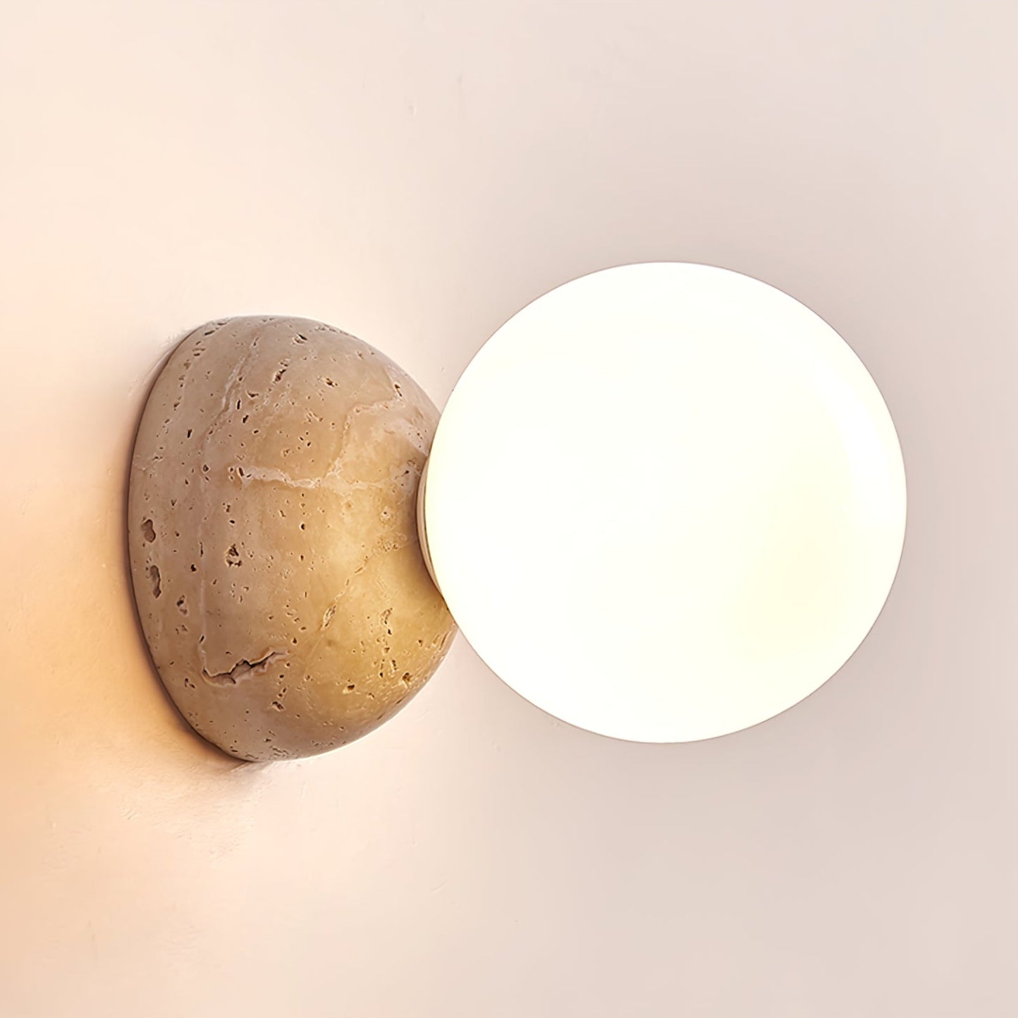 WOW Celestial Travertine Wall Sconce
