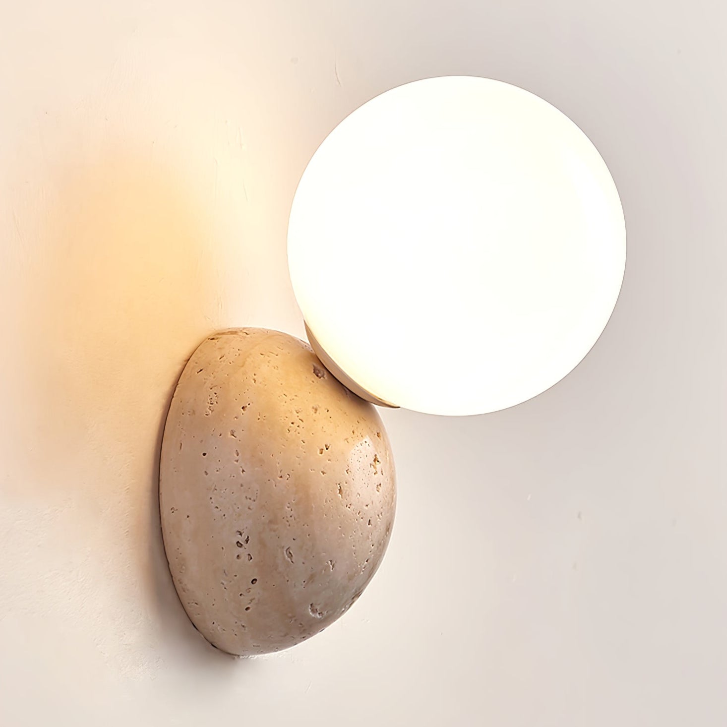 WOW Celestial Travertine Wall Sconce