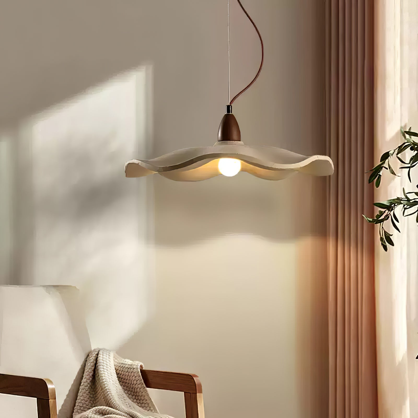 WOW Cement Wave Pendant Light