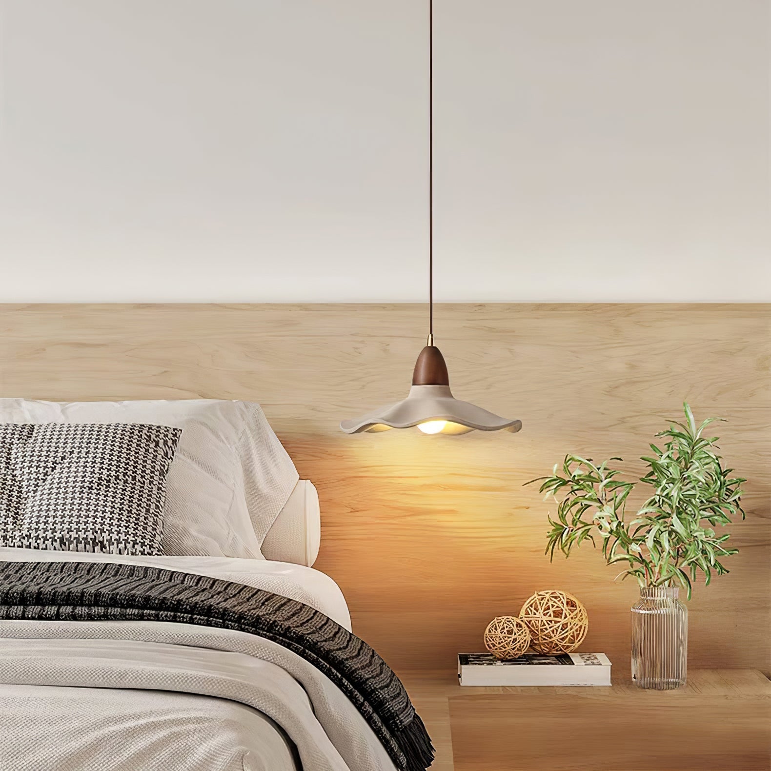 WOW Cement Wave Pendant Light