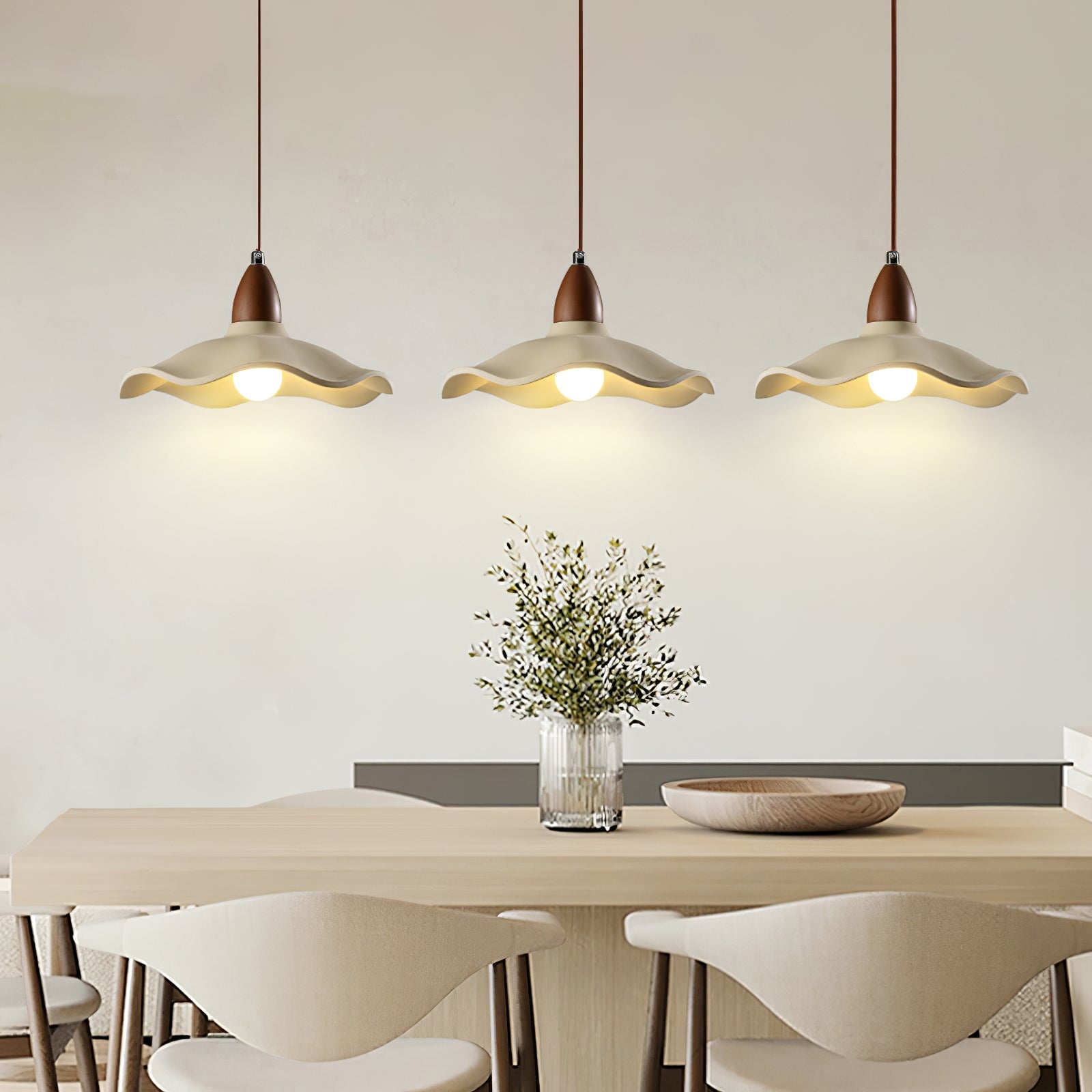 WOW Cement Wave Pendant Light